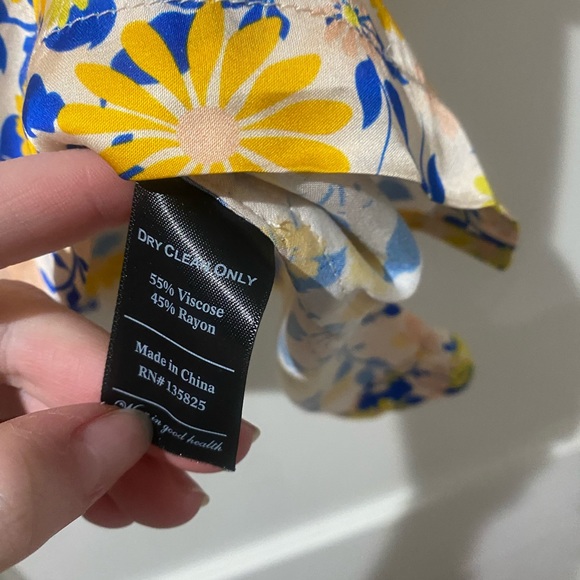 NWT No. 6 Store Silk Buttondown - Picture 5 of 6